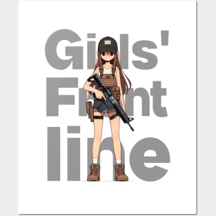 Girls' Frontline Tactical Chic Tee: Where Strength Meets Style Posters and Art